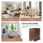 Williams 25"H Traditional Solid Wood Base End Table with Hooded Caster Wheels and Built-In Outlets-749506666