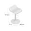 Swivel Upholstered Adjustable Height Counter Stool with Metal Frame