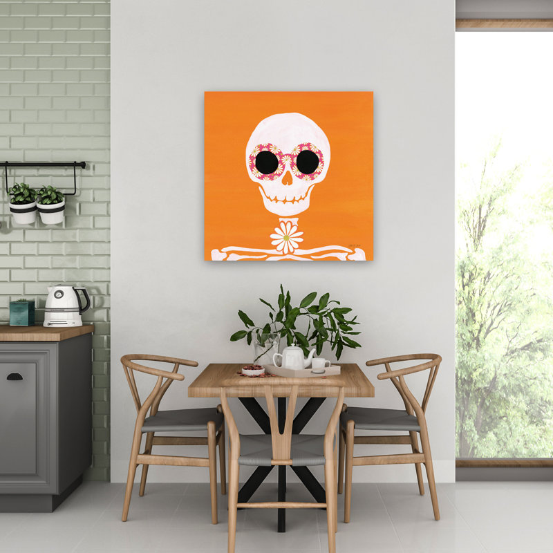 Hallo-Retro Ii, art floral, H 32 po x l 32 po