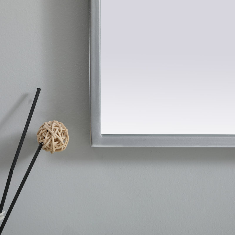 Sabine Metal Arch Wall Mirror, Silver, 36" x 22"