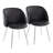 Terrence 18.5" Faux Leather Upholstered Parsons Chairs-912304079