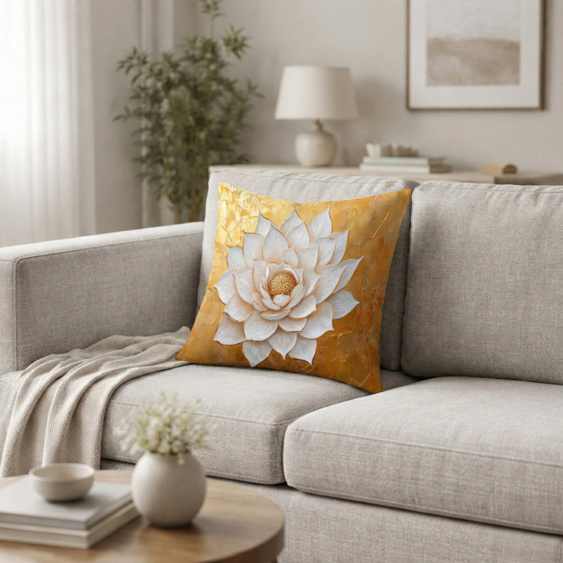 Coussin Golden Dream, H 20 po x l 20 po