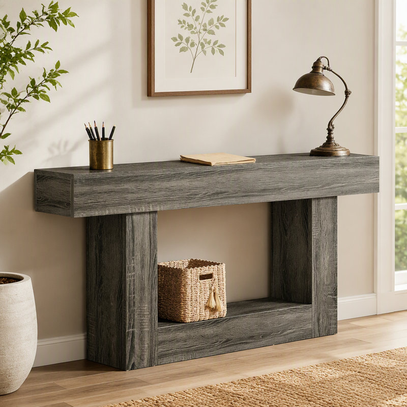 Table de canapé à deux niveaux, Dark Grey, Dark Grey, Dark Grey