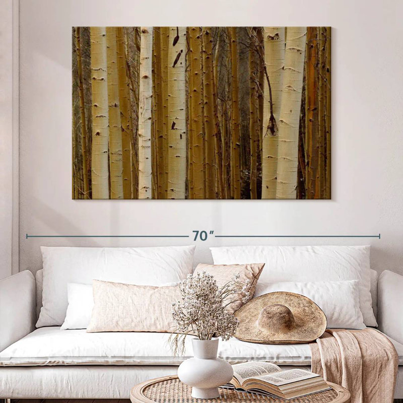 Alvord Aspen's In Winter, 34" H x 51" W