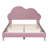 Upholstered Cloud-Shape Bed ,Velvet Platform Bed-1784554124-1784554125