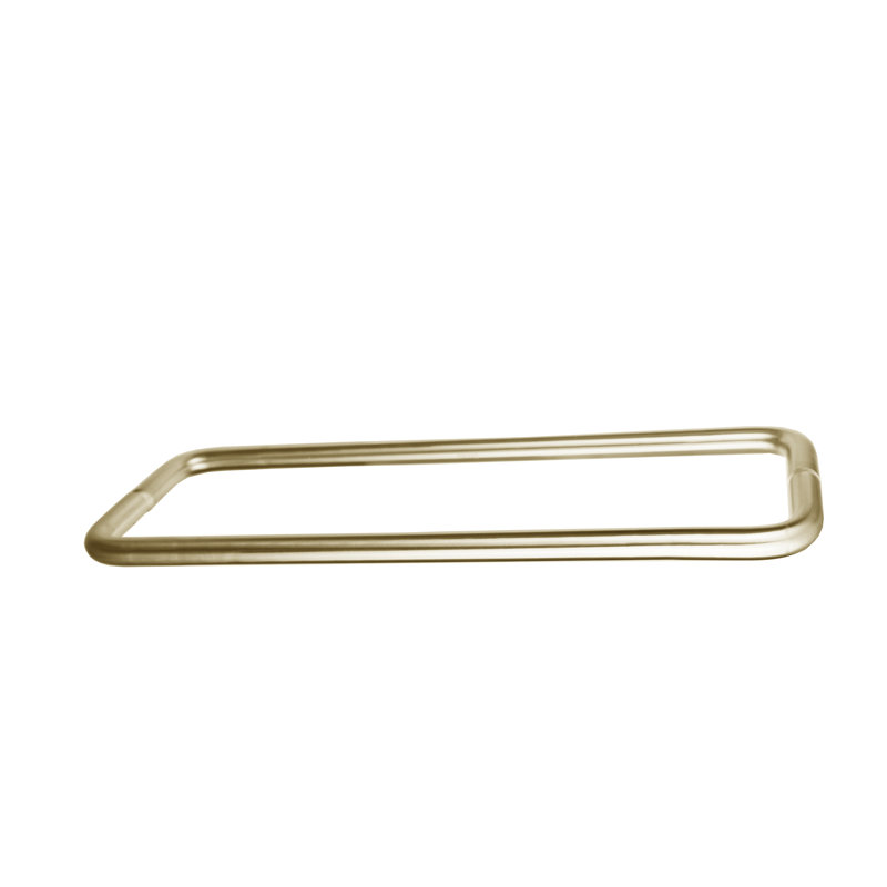 Hardware, Satin Brass, 0.75"H x 12.56"W x 3.23"D