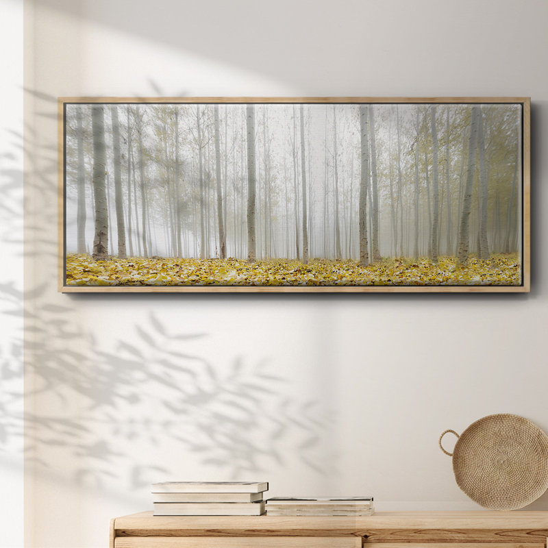 Poplar Grove- Framed Canvas, 8" H x 20" W