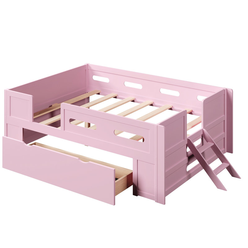Lit plateforme double, Pink, Full