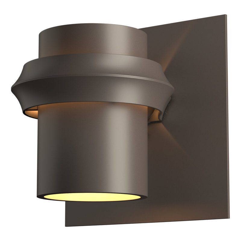 Twilight Outdoor Armed Sconce, Coastal Dark Smoke, Incandescent, 8.9" H x 8.6" W x 7.4" D
