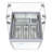 26 in. Gelato Dipping Cabinet Display Freezer with Sliding Glass Door and Sneeze Guard, 6 Cu. Ft. KM-GDC-26SD-FG