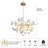 Ceramic Leaf Chandeliers Branch Chandelier -1663318255