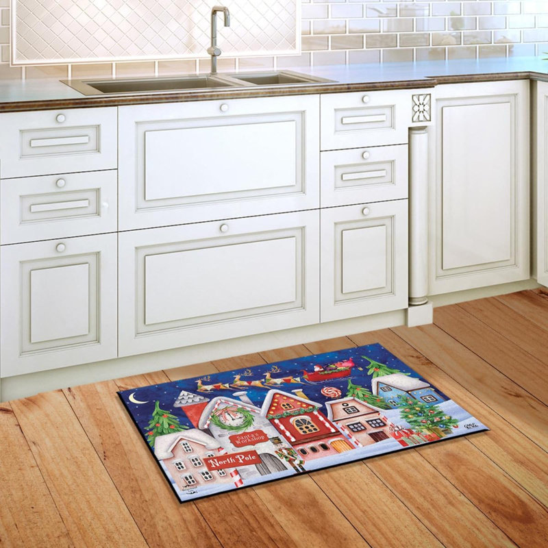 Doormat Indoor Outdoor North Pole Magic Christmas For Christmas Doormat
