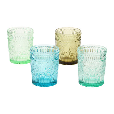 Ensemble de 4 onces Luke Ensemble de verrerie en verre
