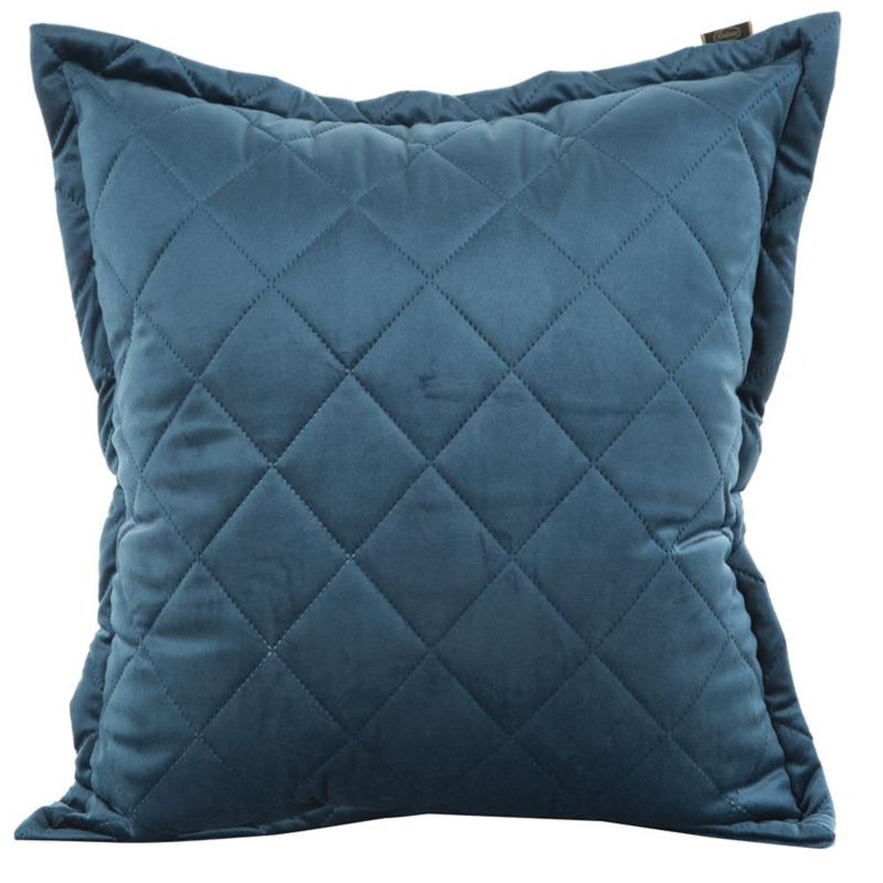 Kristin Pillowcase, Navy Blue, 60cm H x 60cm W x 6cm D