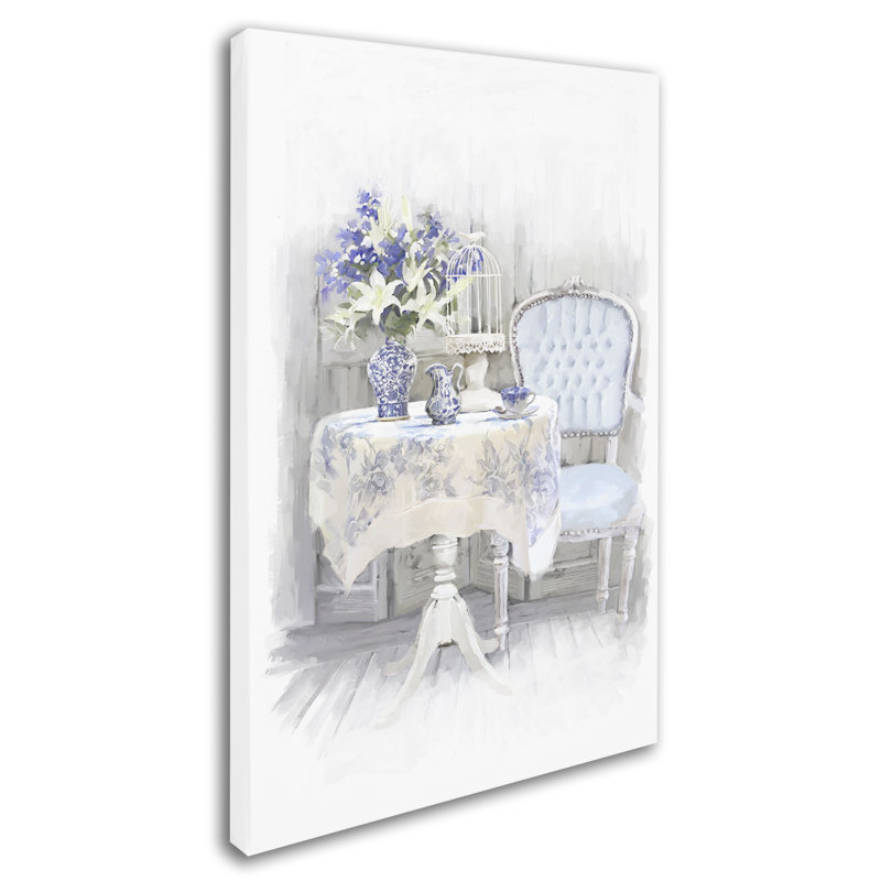 Armand 'Birdcage' Print on Canvas, 19" H x 12" W x 2" D