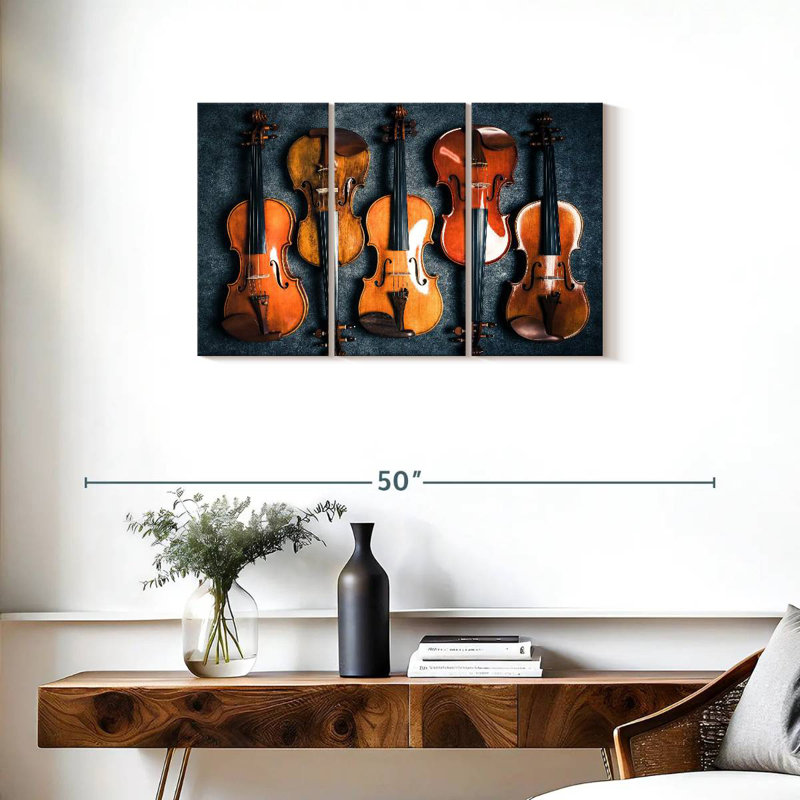 Abarca Violin Collection, 20" H x 33" W