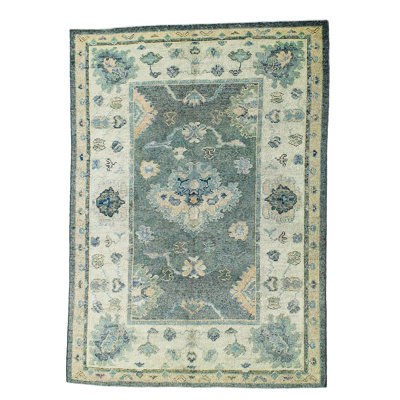 One-of-a-Kind 4'10" X 6'10" 1970s Wool Area Rug in