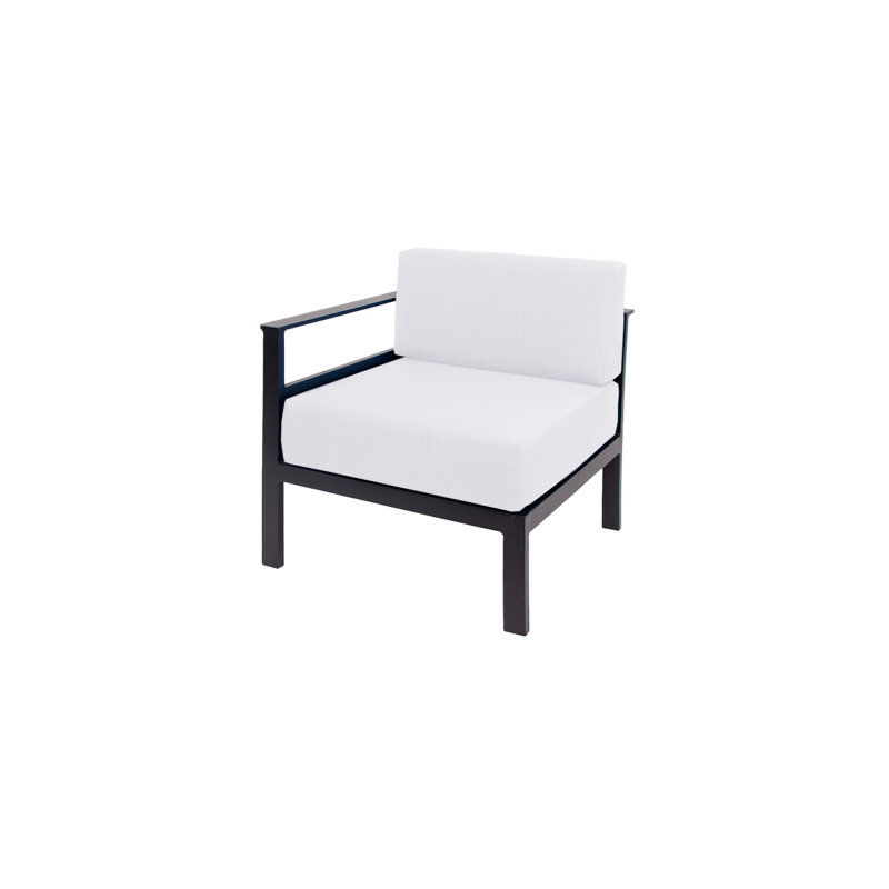 Belmar Right Arm Sofa Section, White