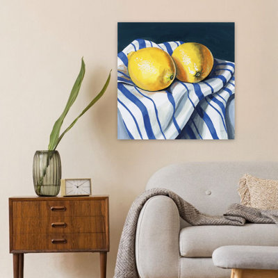 Fresh Kitchen Lemons Contemporary Art