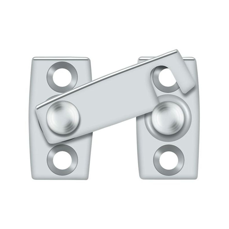 Brass Latch/Catch/Bolt, Bright Chrome