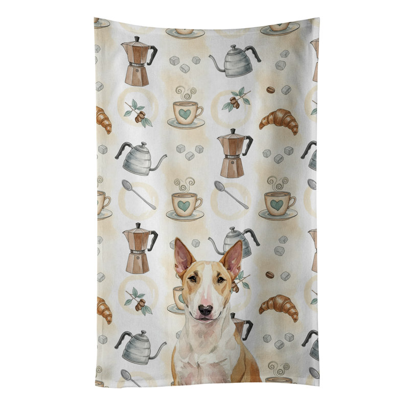Torchon fauve et blanc Bull Terrier, Bull terrier fauve et blanc