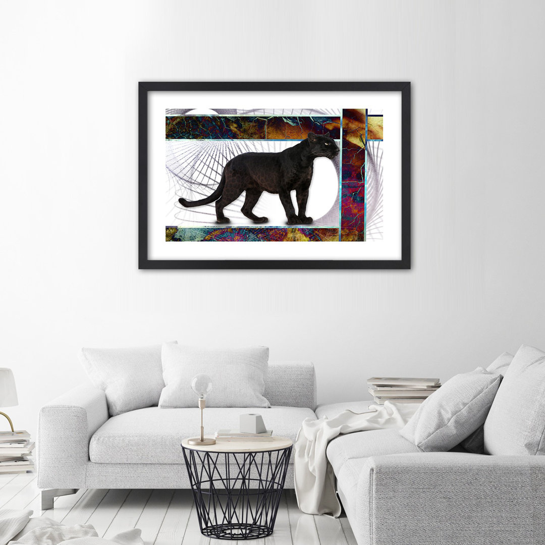 Gerahmtes Poster Attentive Panther