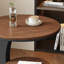 Table de bout en bois manufacturé moderne + fer-1436032506-1436032505