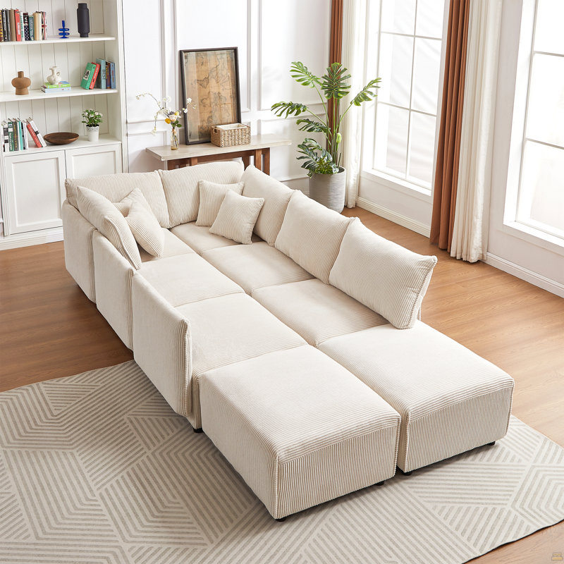 Multi-Module Combination Style Sofa, Beige