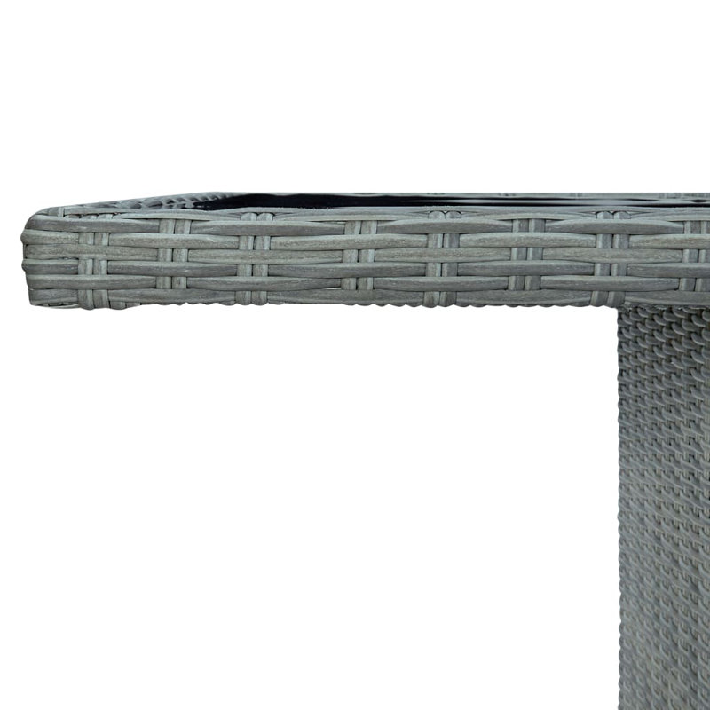 Table basse Merryvale, Noir, Gris clair