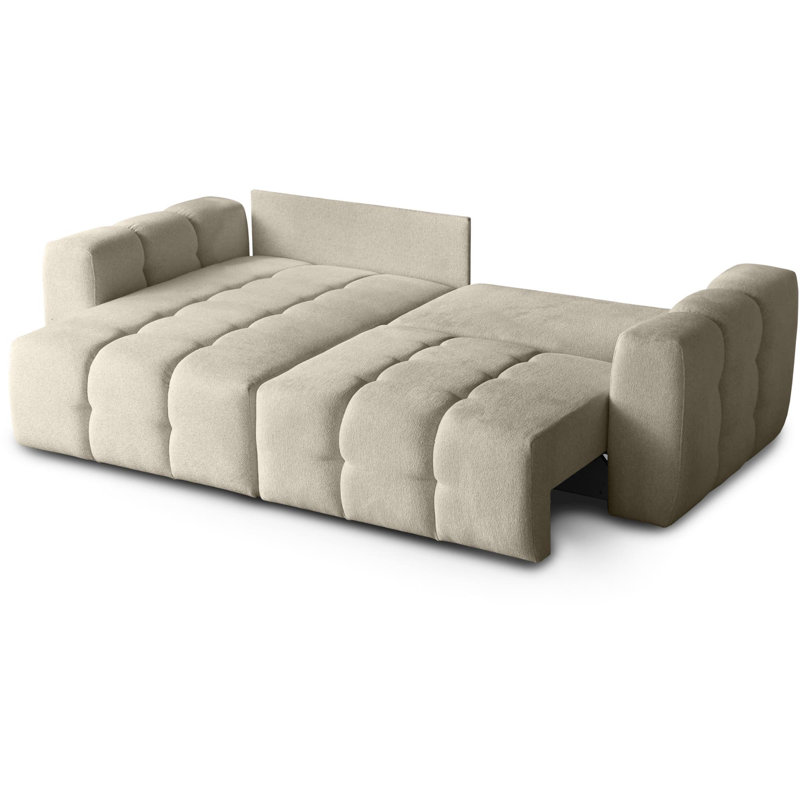 Bradd 4 Seater Sofa Bed, Dark Beige