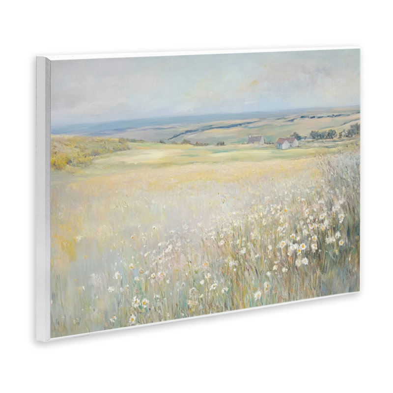 Plaque murale paysage champêtre, par Petal Prints Design, H 10 po x l 15 po