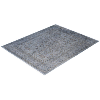 Overdyed One-of-a-Kind 8' 1" X 10' 2" Hand Knotted Area Rug