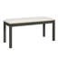 Ensemble de table de salle à manger Farmhouse Classical 6 pièces avec pieds en tréteaux, ensemble de table pour 6 personnes-1576118421-1576118420