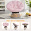 Fauteuil d'appoint ergonomique pivotant à 360 ° avec coussin extra épais et moelleux, fauteuil de salon confortable-654279836