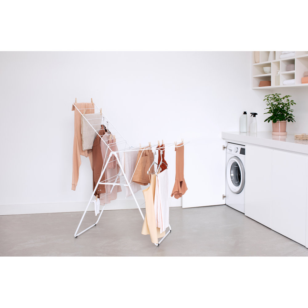 Brabantia HangOn Foldable Clothes Drying Rack - 66 Feet (20m) Brabantia 