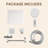 Adjustable Dual Shower Head with 8-Inch Rain Showerhead and 5-Spray Handheld Chrome-124534787