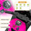 Poussette pour jouets d'extérieur, combinant plastique rose, éclairage DEL et abdos