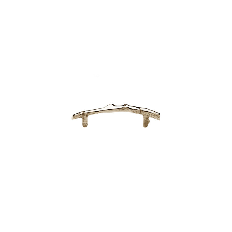 Twig Bar / Handle Pull, White Bronze Light
