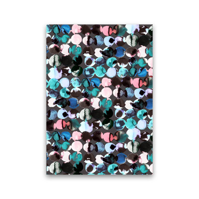 Ink Dots Blue Red - Print