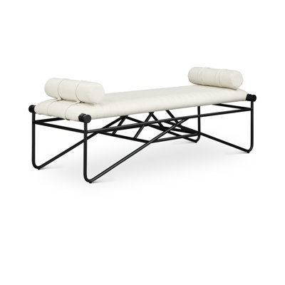 Gatsby Pollman Faux Leather Bench