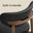 Upholstered Counter Stool Solid Wood Bar Stool (Set Of 2)-1734362038