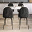 Dining Chairs Upholstered Fabric Seat Kitchen Dining Room Furniture, UKFR Certified-13713267-249632781