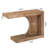 Rustic C-Shaped Solid Wood Console Table