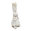Lapin en magnésium texturé blanc avec détails dorés subtils-197166768