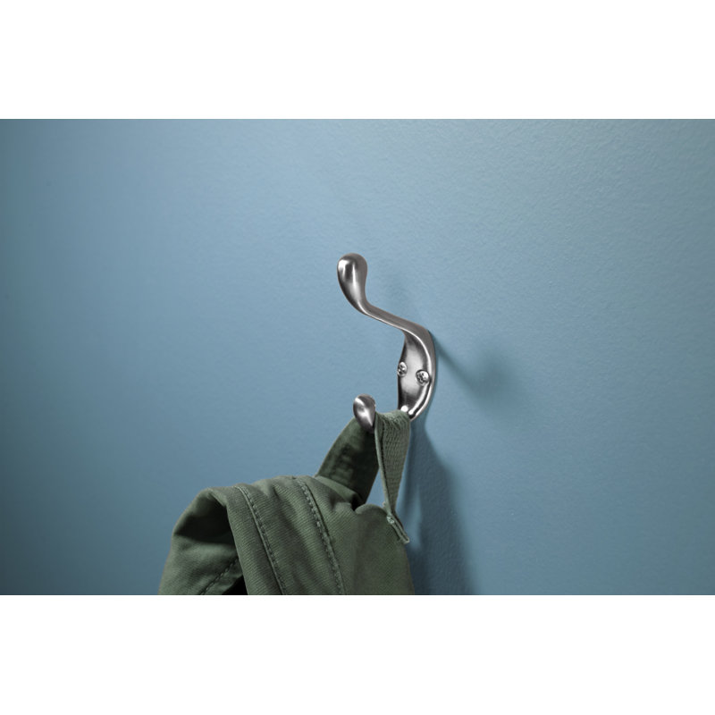 Brunetti Wall Wall Hook, Matte Nickel
