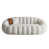 Off White Polyester Blend