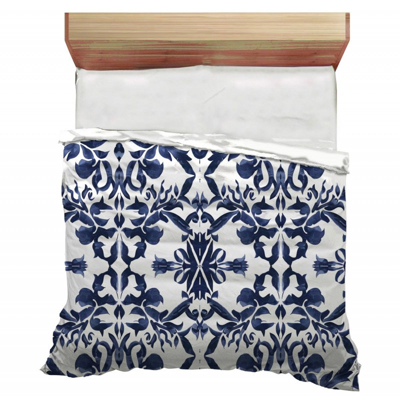 Arrangement symétrique de housse de couette Ornament Bedding, Housse de couette pour grand lit