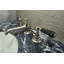 Connaught Black Lever Widespread Bathroom Faucet-32123887