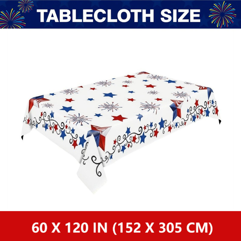 Nappe Firework Star 60 x 120 pouces