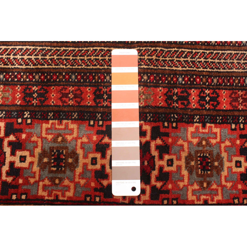 Tapis rouge en cuivre Teimani 2 pi 9 po x 4 pi 6 po